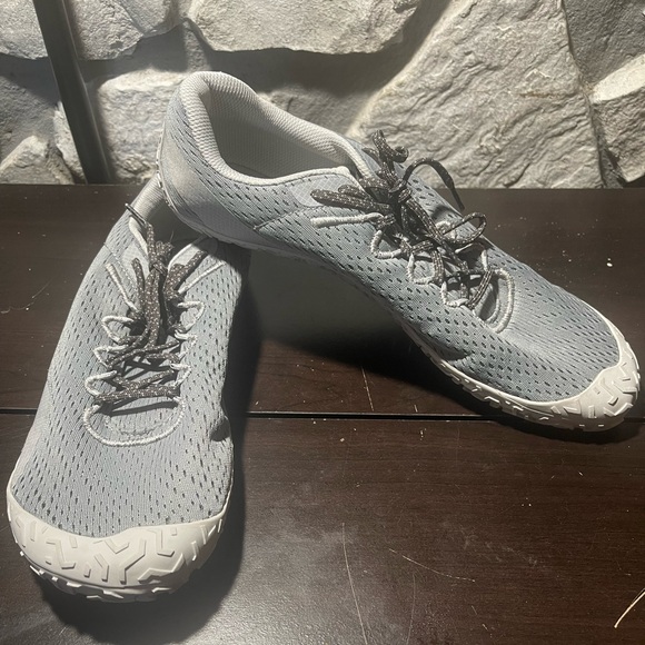 Merrell Vapor Glove 6 Light Gray Athletic Shoes - Picture 1 of 8
